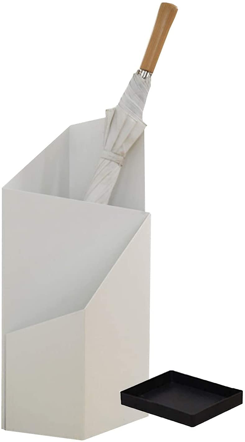 XDLEDMKIZ Umbrella Stands,Umbrella Stand Simple and Compact with Independent Drip Tray,Double Storage,Waterproof and Rustproof