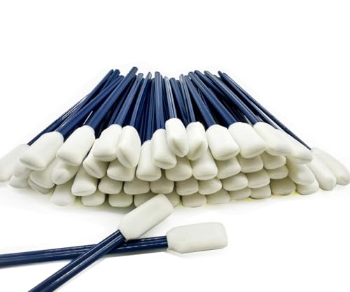Wellgler\'s Gun Cleaning Swab, lint Free Foam Swab, Suitable for Cleaning Guns, Printers, Sewing Machines, Keyboards, and car Details KM712 50PCS