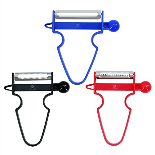 KITOOL Upgraded Vegetable Peeler For Potato Fruit Set of 3