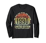 Photo Gallery 35th birthday gifts vintage november 1990 35 years old men maglia a manica Photo Gallery 35th birthday gifts vintage november 1990 35 years old men maglia a manica