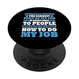 Ironischer technischer Schriftsteller sagt technische Schreibdienste PopSockets mit austauschbarem PopGrip