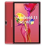 👍【Android 11 +1,6 GHz】Tableta android 11 certificada por GMS, maximizando el rendimiento y la privacidad. Puede tener acceso completo a los servicios y descargar cualquier aplicación de Play Store como Skype, Netflix, YouTube, etc. La Tablet PC está equipada con un procesador de cuatro núcleos a 1.6GHz que funciona sin problemas y rápido y admite juegos a gran escala.