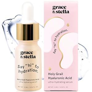 Hyaluronzuur serum – veganistisch – hyaluronzuurserum voor gezicht, acido hiico om fijne lijntjes te hydrateren en rimpels te verwijderen – boost collageen – zeg Hi om te hydrateren door grace en