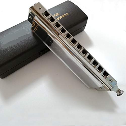 KIRANDIE 12 Trous Chromatique Harmonica Bouche d’orgue Instrumental clés de C Instruments de Musique Place… - Les Beatles, Paul McCartney, John Lennon, RIngo Starr, George Harrison KIRANDIE 12 Trous Chromatique Harmonica Bouche d'orgue Instrumental clés de C Instruments de Musique Place… – Image 3