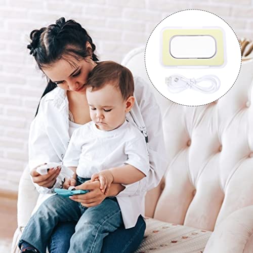Wet Wipes Warmer Usb Wet Tissue Heating Box Diaper Wipe Warmer Dispenser Household Heating Machine, 15X12 Cm #TOP4