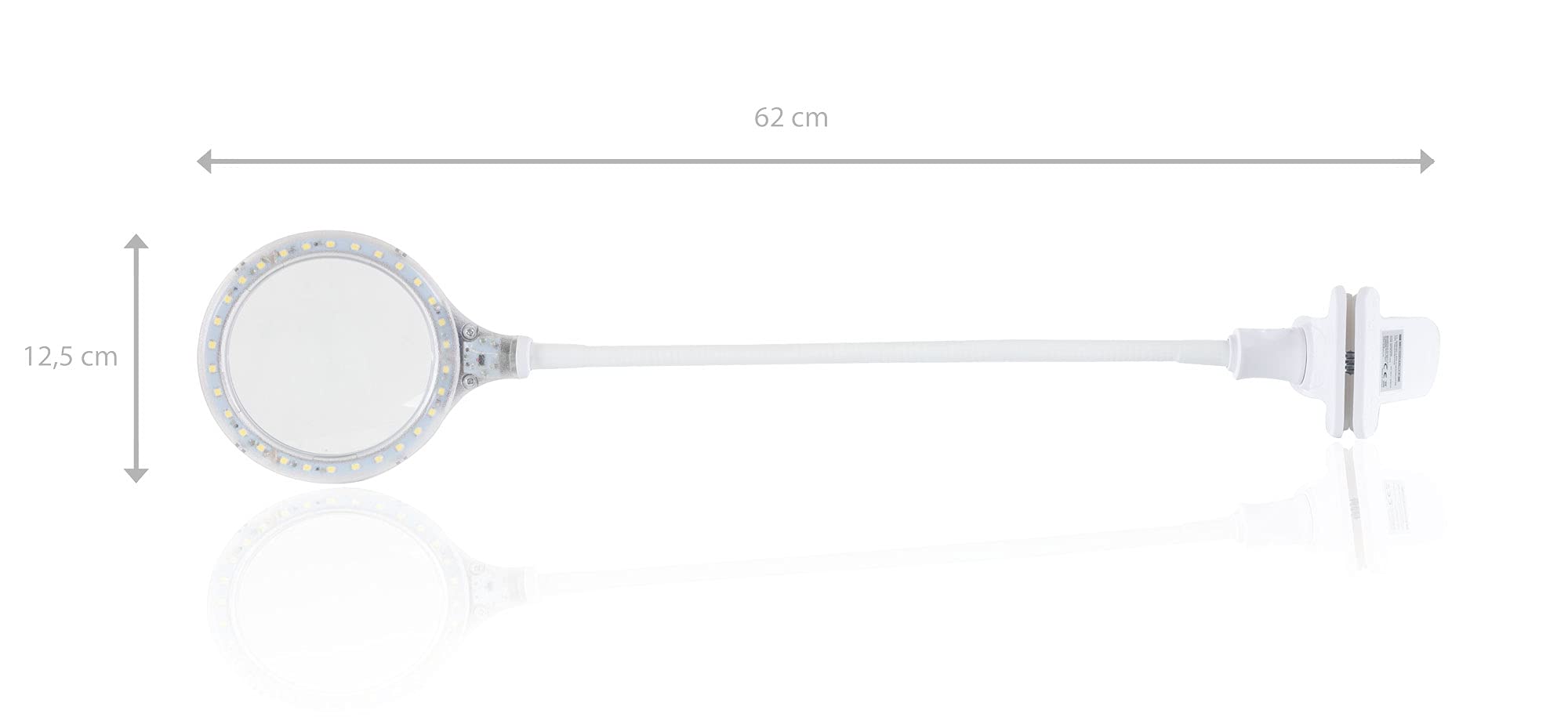 Showlite LL-3036D LED Lampada con lente 30 x SMD-LED 6W 3 diottrie
