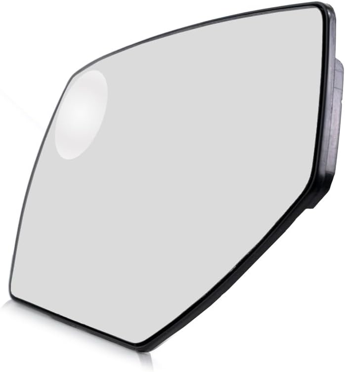 For GMC Sierra 1500 2014 15 16 17 2018 Mirror Glass Driver Side | Heated | w/Backing Plate | Flat Glass Type | Replacement For 22919747 | GM1324145