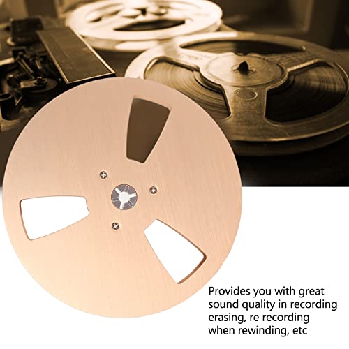 Yunir Empty Take up Reel, 1/4 7 Inch 3 Hole Tape Reel - Image 2
