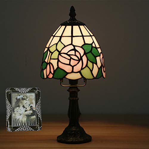 ステンドグラスランプステンドガラス2重シェードテーブルランプベッドサイドランプ Amazon.co.jp : ステンドグラス テーブルランプ テーブルライト