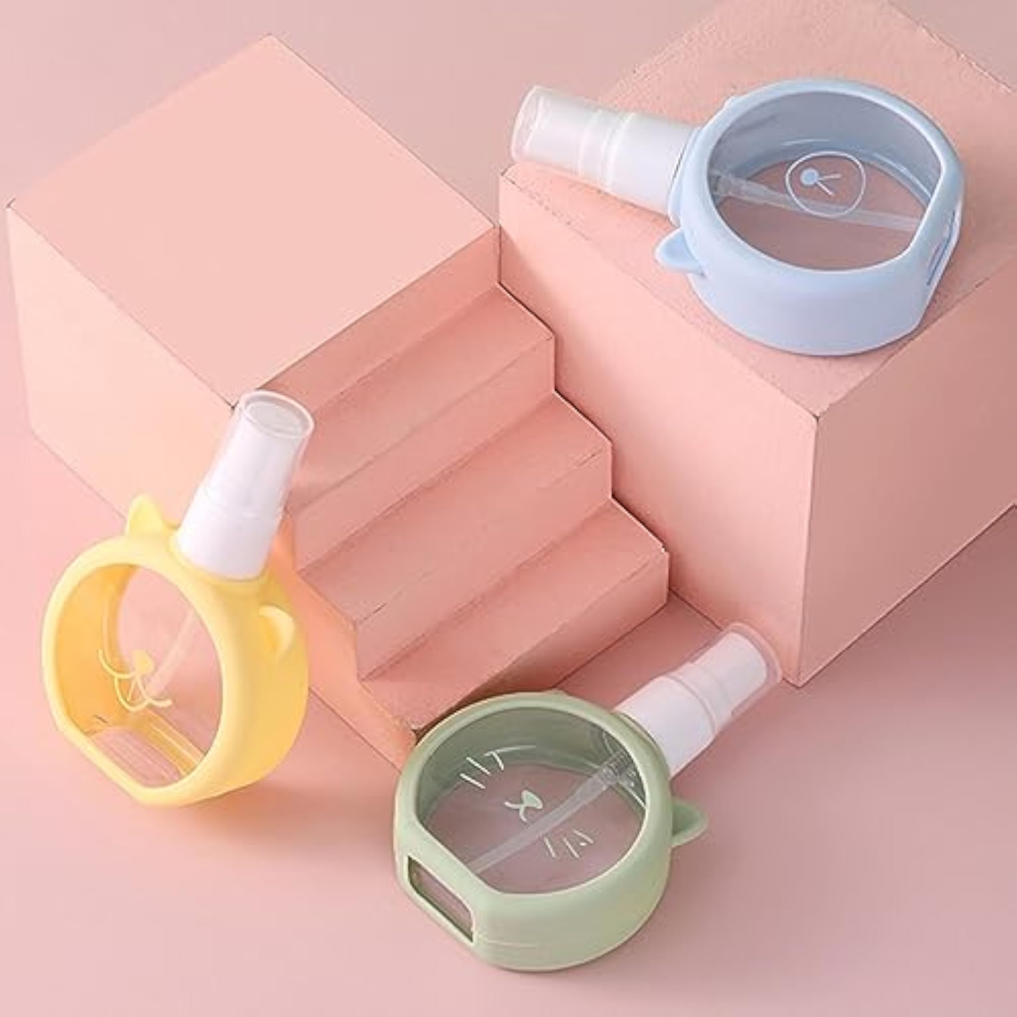 3X Mini Spray Bottle, 55ml Durable for Cleaning Solutions