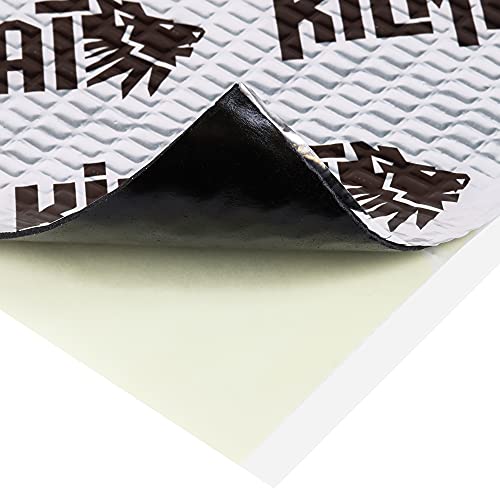KILMAT Extra 100 mil 25 sqft Car Sound Deadening Mat, Butyl Automotive Sound Deadener, Audio Noise Insulation and dampening