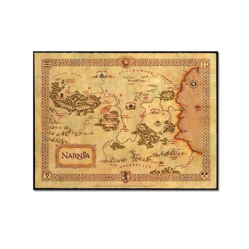 Mtrttrmn Narnia Map From The Lion, The Witch And The Wardrobe