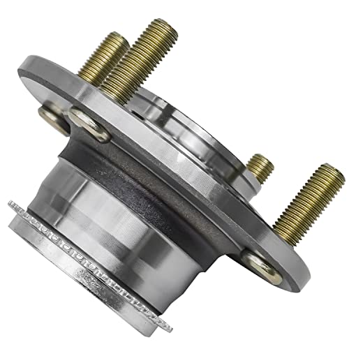 Image of Detroit Axle - Rear 2pc Wheel Bearing Hubs for 2002-2006 Mitsubishi Lancer, 2 Wheel Bearing and Hubs Assembly 2003 2004 2005 Replacement