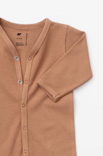 Image of monica + andy On the Go Baby One Piece, 100% Organic Baby Clothes for Girls & Boys, Sizes For Preemie, Newborn, & Infant
