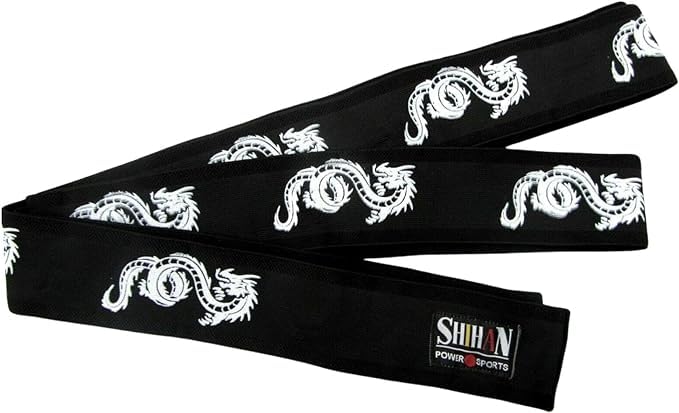 OBI BELT Stretchy Elasticated 'DRAGON' Obi Belt Iaido- KENDO, AIKIDO Belt - 400cm x 8cm Easy Comfortable fasten