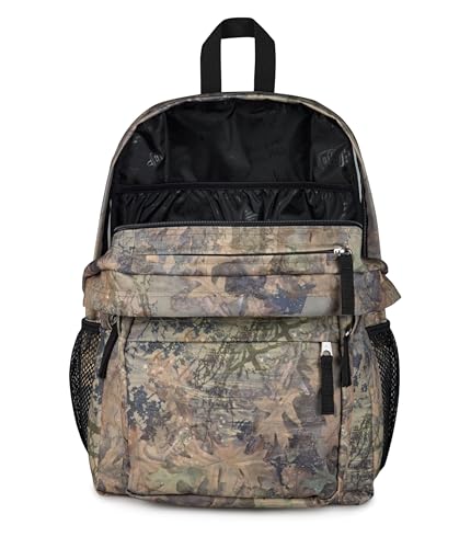 Image of JanSport Big Plans Backpack, Bogcore Camo Brown /Lt Brn /Dk Green