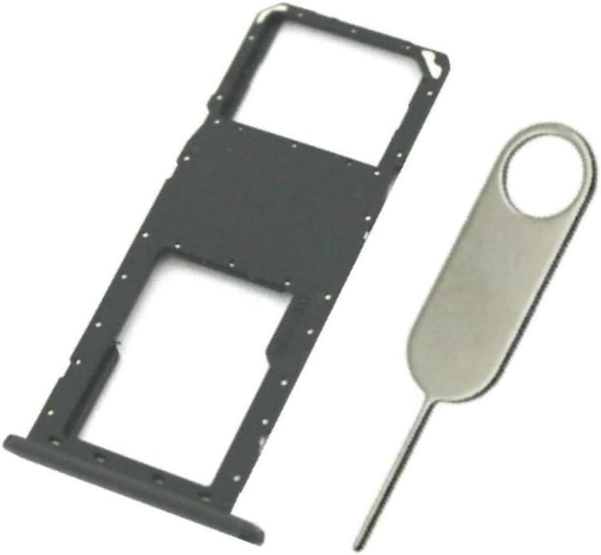 Sim Card Tray SD Card Holder Replacement for Samsung Galaxy A11 A115U A115A S115DL - Black