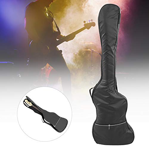 Housse de guitare basse électrique 47in épaissie étanche double bandoulière réglable tissu Oxford noir - Les Beatles, Paul McCartney, John Lennon, RIngo Starr, George Harrison Housse de guitare basse électrique 47in épaissie étanche double bandoulière réglable tissu Oxford noir – Image 3