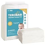 Disposable Changing Pads for Baby, 100 Pack 17.5"x13.5" Ultra Absorbency Diaper Changing Pad Liners, Baby Breathable Disposable Underpads Bed Pad Incontinence Pads, Leak-Proof Portable Baby Pads,White