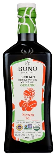 Aceite de oliva extra virgen Bono Organic SICILIAN 500 ml x6