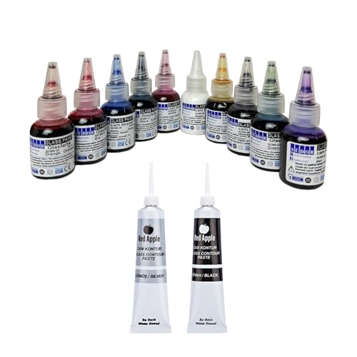 SÜDOR Set colori per vetro Vitrail