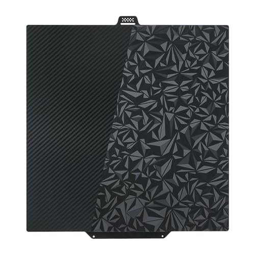 Nssnlur PEO PET - Piastra di stampa per QIDI Q2, 280 x 280 mm, Smooth PEO PET Build Plate Spring Steel per stampante QIDI Q2 Combo 3D