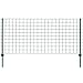 Produktbild Zäune Metallzaun Set, Teichzaun, Metall, Gartenzaun, Freigehege, Gitterzaun, robust und langlebig, 20 x 0,8 m Stahl Grün, Maschenweite: 100 × 100 mm
