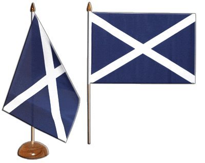 Preisvergleich Produktbild Flaggenfritze® Tischflagge Schottland - 15 x 22 cm