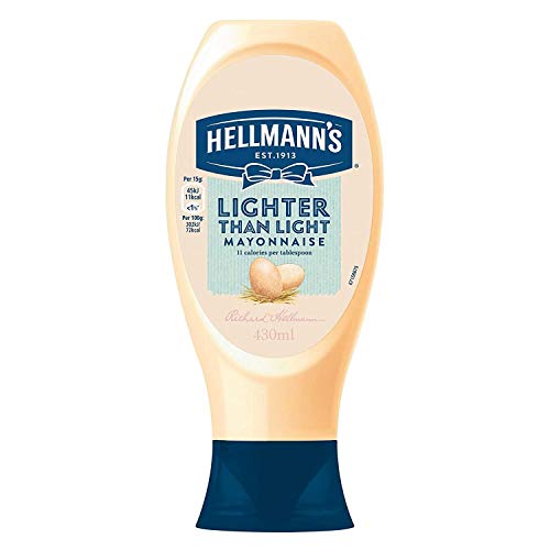 Hellmann's Mayonnaise Lighter than Light 430 ml, Imported from the UK
