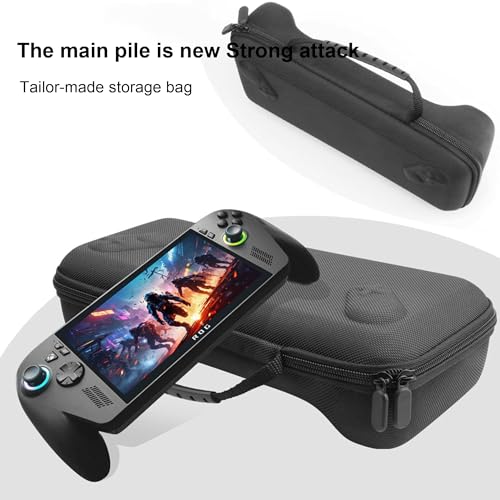 شنطة حمل من فيتودوس، متوافقة مع روج اكس بوكس الي/روج اكس بوكس الي اكس، سويتش 2، حافظة واقية مضادة للصدمات، انيقة ومتينة، شنطة محمولة باليد، مناسبة للسفر، اسود