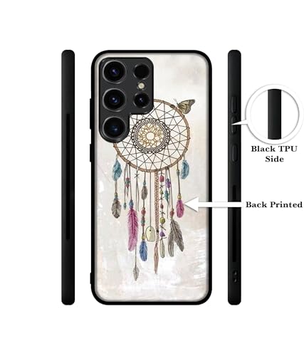 Image of Wall Hanging Design Premium 2D Printed Metal Back Case Cover for Samsung Galaxy S23 Ultra 5G