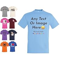 Create your unique style with our custom t shirt. Design freedom at your fingertips! Personalised t shirt UK: Add text in a variety of fonts & Colours or upload an image or both. Amazing t shirt printing quality. Crisp, vibrant colours that last. You...