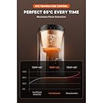 ZwaitL Portable Coffee Maker Precisions Heating Ceramic Technology Quick Brewing Device Suitable For Office Travel Portable USB Rechargeable Coffee Maker - Image 4