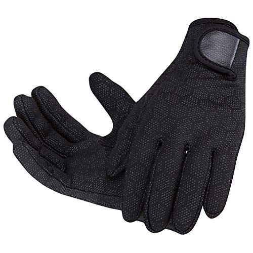 image for LZWNB 2MM Neoprene Non-Slip Diving Gloves for Snorkeling Scuba Swimmin
