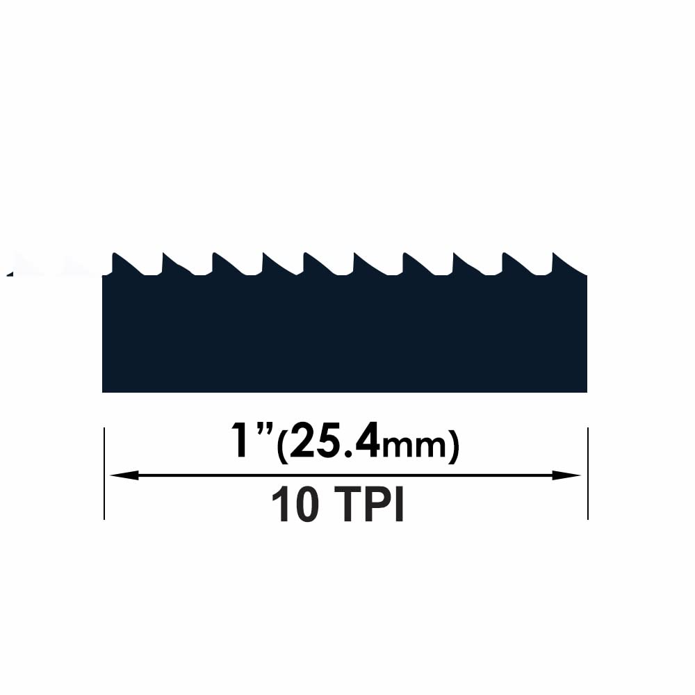 CABINE 2Pcs Cuchillas de Sierra de Banda para la Banda de Carpintería Saw 1400 1425 2240 1065 1511 1575 1650 1730 1790 2320 Mm para 10 Tpi/1826 * 6.35 * 0.35Mm