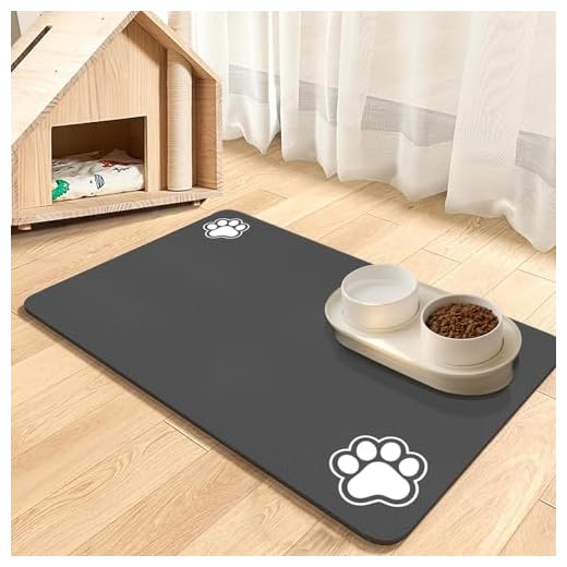 Absorbent Pet Feeding Mat for Bowls
