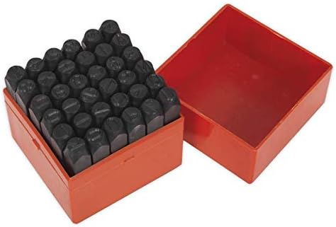 Sealey AK8298 Letter & Number Punch Set 36 Piece Set 10mm, Multicolour - Image 4