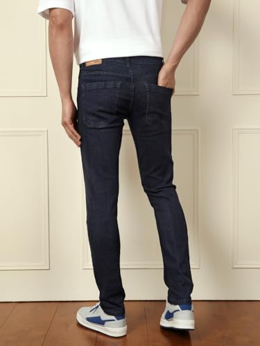 Image of WROGN Men's Cotton Stretch Jeans | Slim Tapered Fit