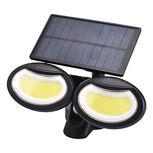 Lumières solaires de mur extérieur avec détecteur de mouvement pour éclairage de jardin et yard