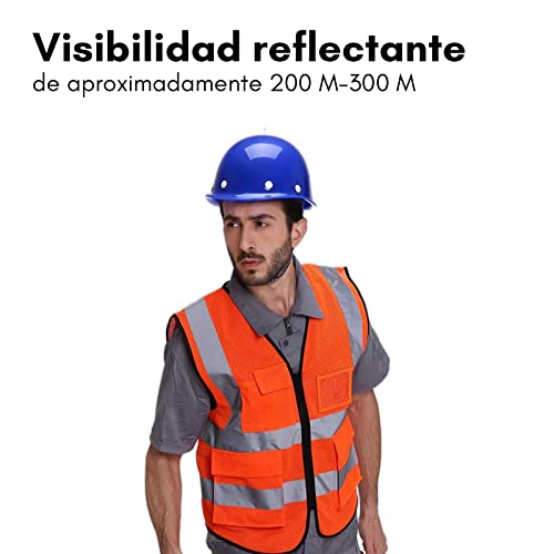 Chaleco reflejante naranja 3 Imagen adicional