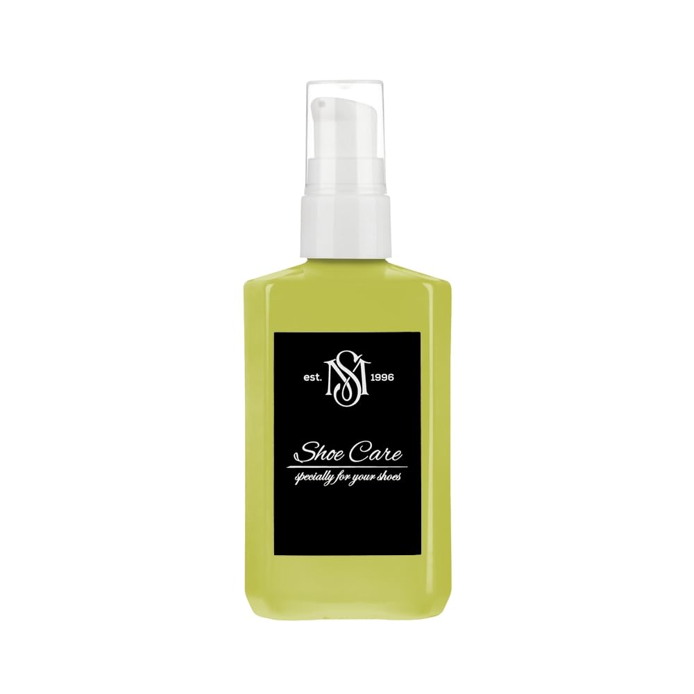 Bálsamo de cuero - NCS S 2050-G70Y dorado oliva oscuro - Acondicionador suavizante de zapatos y revitalizador de color para artículos de cuero suaves - 100.5 ml