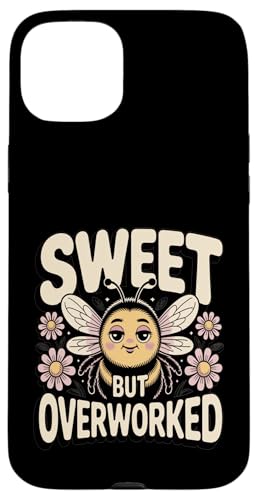 Sweet But Overwork Cute Bee Mood Worker �X�}�z�P�[�X iPhone 15 Plus �p