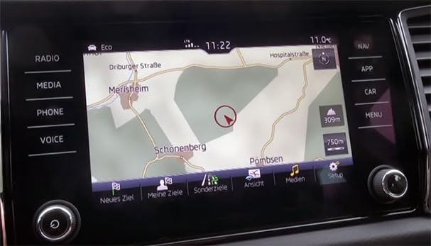 Carte SD Navigation GPS Europe - v21 ECE 2025 2026-5L0051236EC - Compatible avec Skoda - Amundsen - Discovery Media 2 MIB2 - Navigation AS - 32 GB