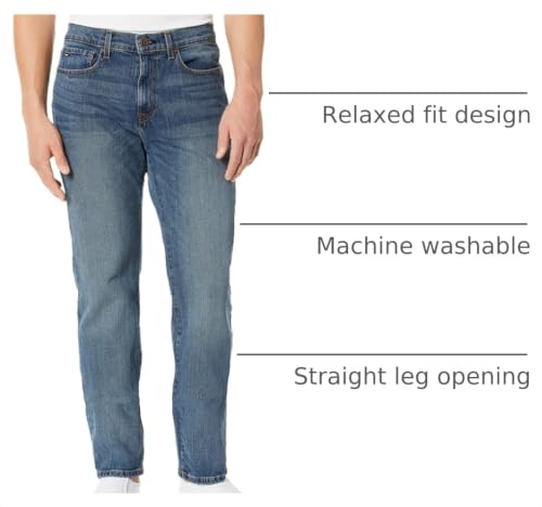 Image of Tommy Hilfiger Men's Relaxed Fit Stretch Jeans