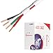 500ft 16AWG 4 Conductors (16/4) CL2 Rated Loud Speaker Cable Wire, Pull Box (for in-Wall Installation) (16AWG / 4 Conductors, 500ft)