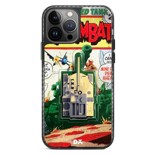 Image of DailyObjects Case for iPhone 15 Pro Max Compatible with Mag-Safe Wireless Charging, Stride 2.0 Tank Combat Slim Shockproof Back Cover with Inner Magnetic Ring