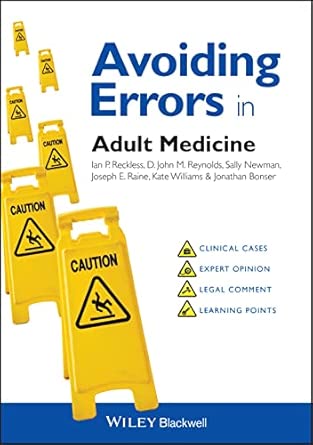 Avoiding Errors in Adult Medicine Avoiding Errors in Adult Medicine book cover