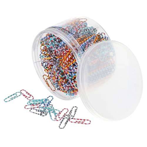 PLAFOPE �ʐF�X�`�[���N���b�v450pcs �������ό`�h�~�y�[�p�[�N�����v �I�t�B�X �w�Z�p�t�@�C�������p�N���b�v