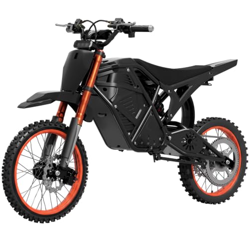 Image of Windone RM7 Pro Electric Dirt Bike for Teens & Adults, 45MPH, 1248WH | 4000W Electric Motorcycle, 14 inch /12 inch Off-Road Tire Ebike, Dual Hydraulic Brakes, Full Suspension, 3-Speed Modes