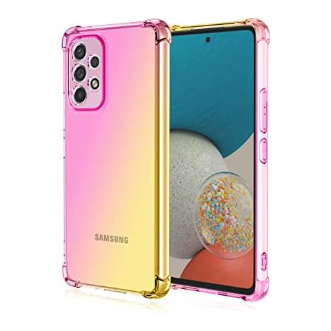 HUANGTAOLI Case Compatible with Samsung Galaxy A53 5G, Slim Soft TPU Shockproof Anti-Scratch Phone Case Cover with Reinforced Corner Bumper Cover